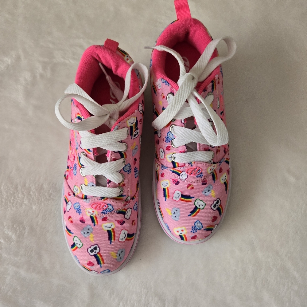 Pink Heelys Girls Shoes Size 2 - Picture 8 of 11